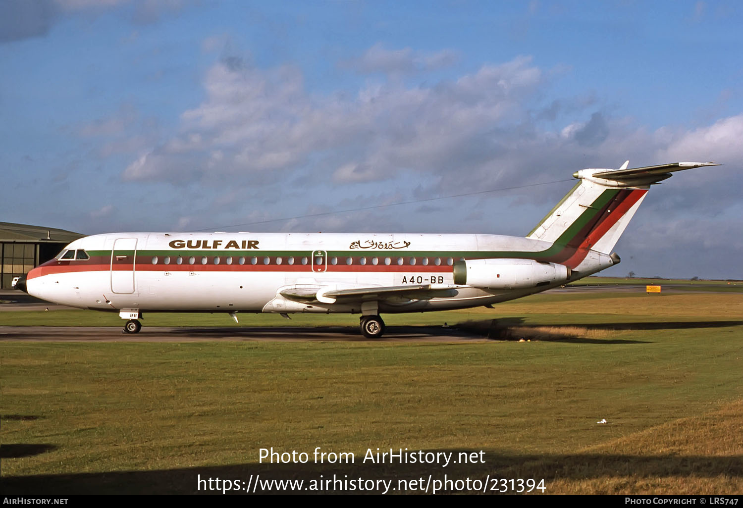 Aircraft Photo of A4O-BB | BAC 111-409AY One-Eleven | Gulf Air | AirHistory.net #231394