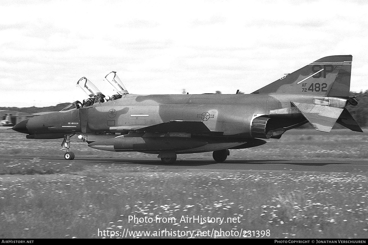 Aircraft Photo of 72-1482 / AF72-482 | McDonnell Douglas F-4E Phantom II | USA - Air Force | AirHistory.net #231398