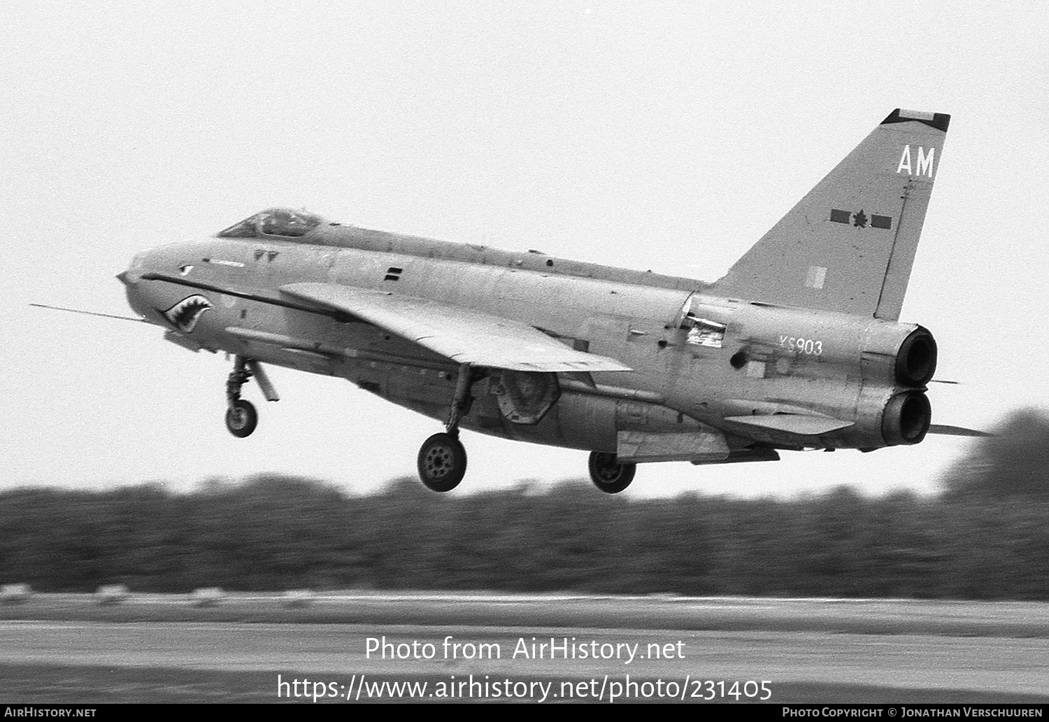 Aircraft Photo of XS903 | English Electric Lightning F6 | UK - Air Force | AirHistory.net #231405