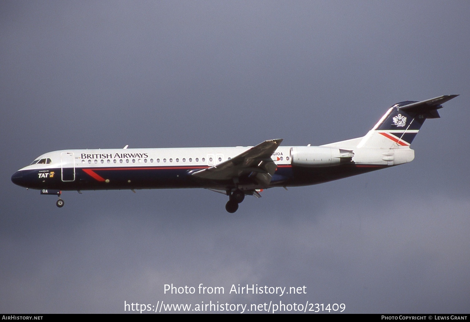 Aircraft Photo of F-GIOA | Fokker 100 (F28-0100) | British Airways | AirHistory.net #231409