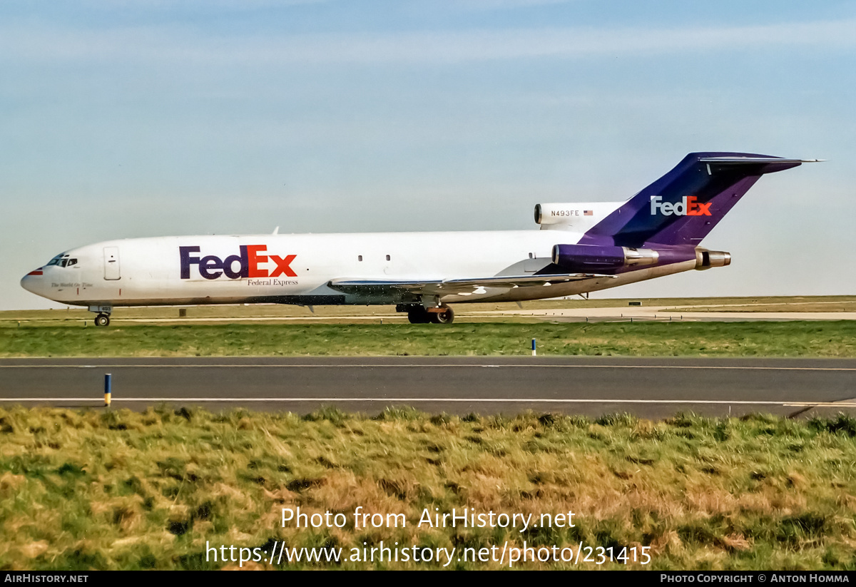 Aircraft Photo of N493FE | Boeing 727-227/Adv(F) | Fedex - Federal Express | AirHistory.net #231415