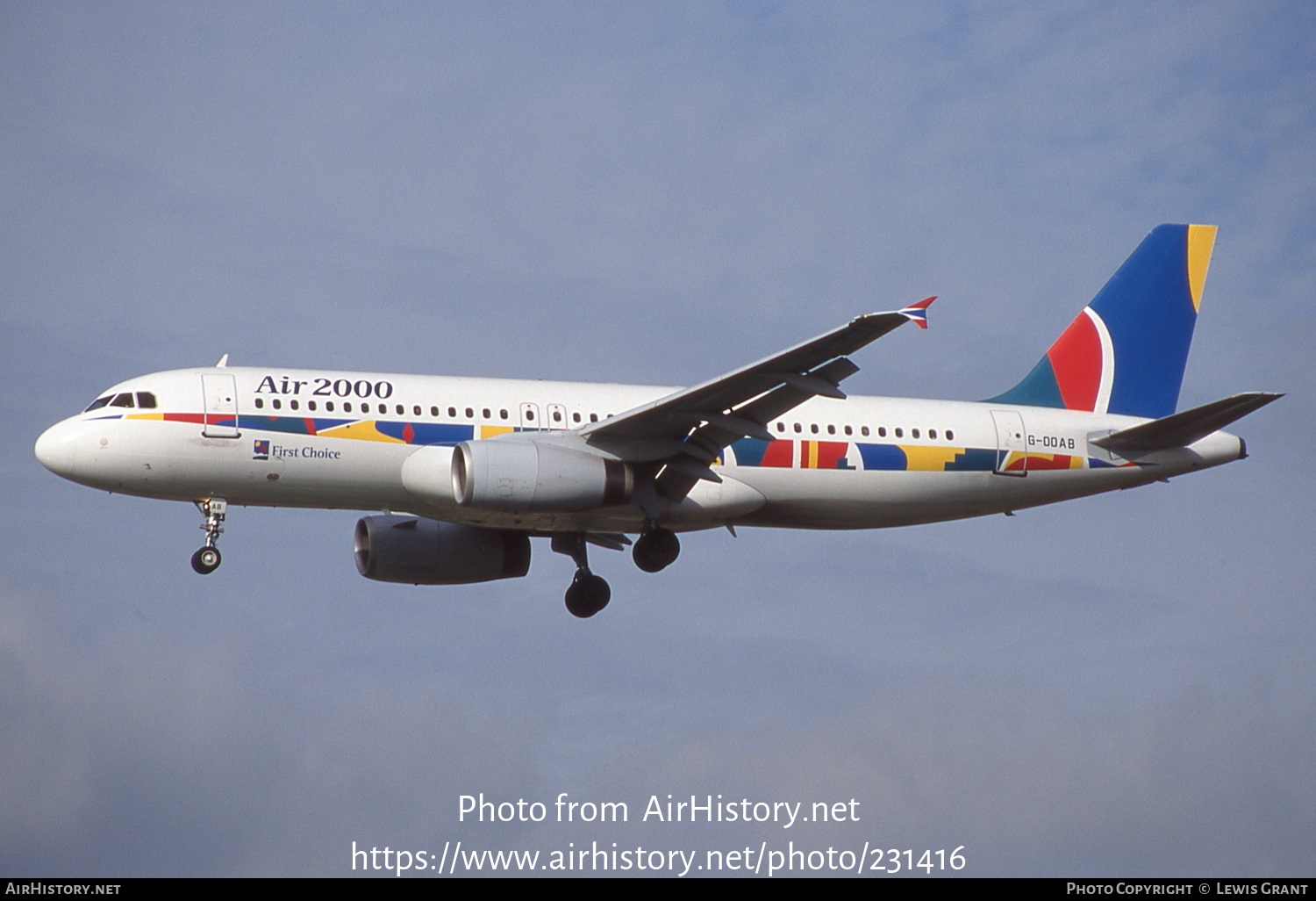 Aircraft Photo of G-OOAB | Airbus A320-231 | Air 2000 | AirHistory.net #231416