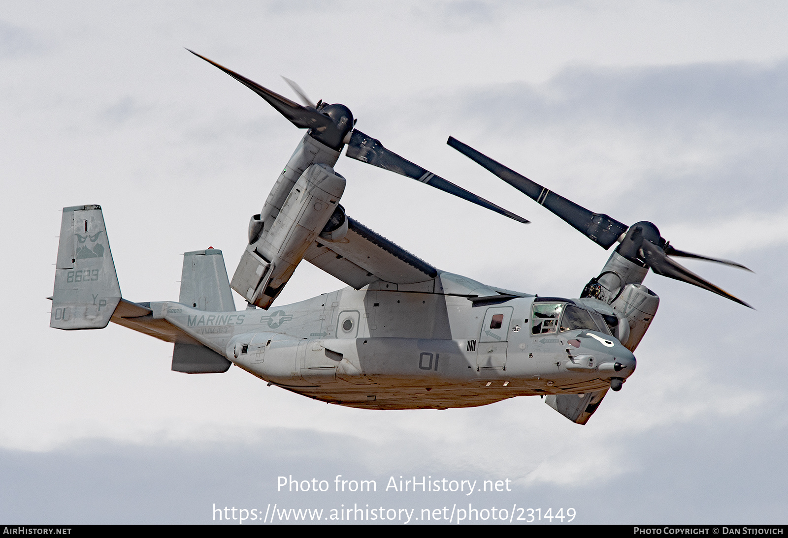 Aircraft Photo of 168629 / 8629 | Bell-Boeing MV-22B Osprey | USA - Marines | AirHistory.net #231449