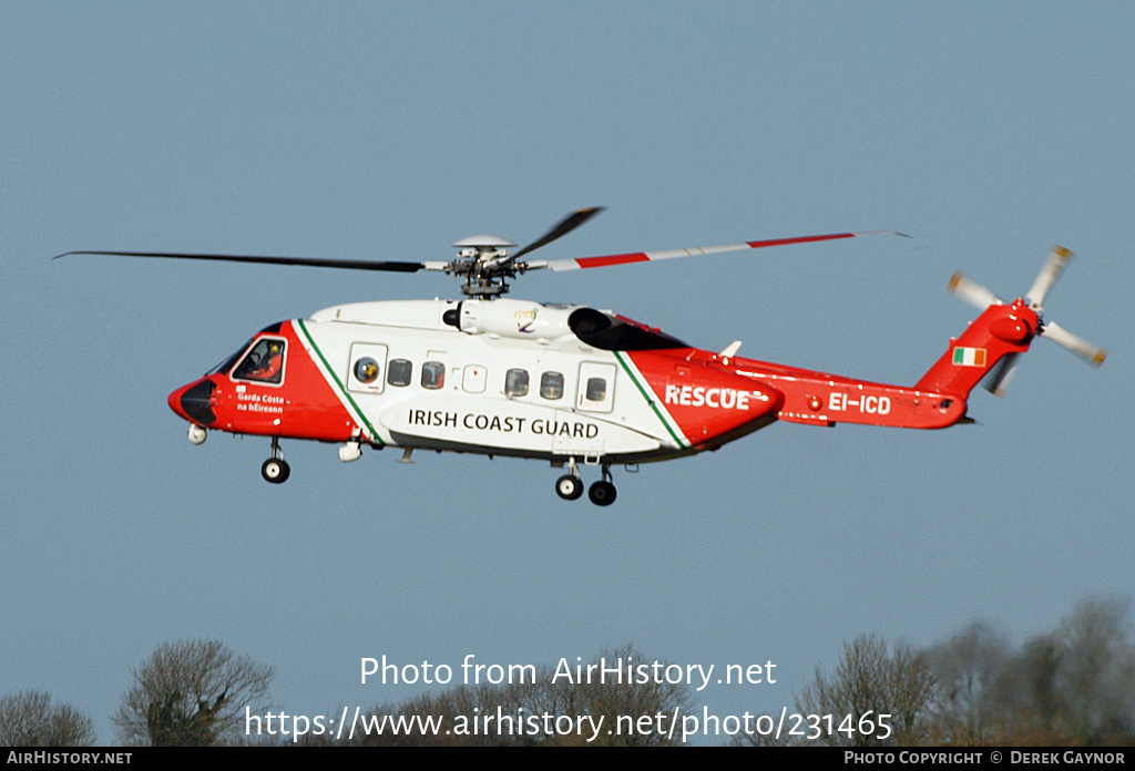 Aircraft Photo of EI-ICD | Sikorsky S-92A | Irish Coast Guard | AirHistory.net #231465