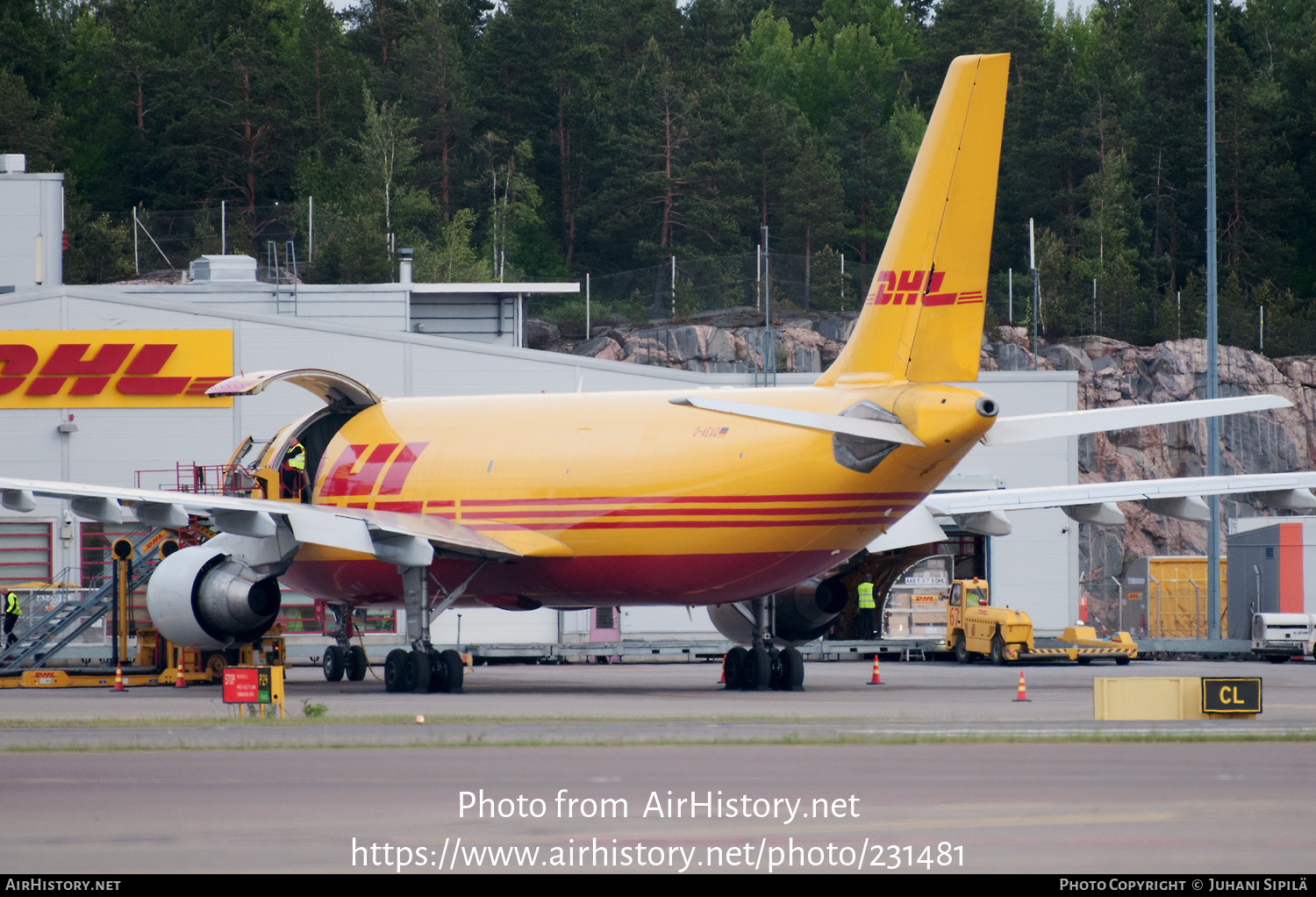 Aircraft Photo of D-AEAQ | Airbus A300B4-622R(F) | DHL International | AirHistory.net #231481