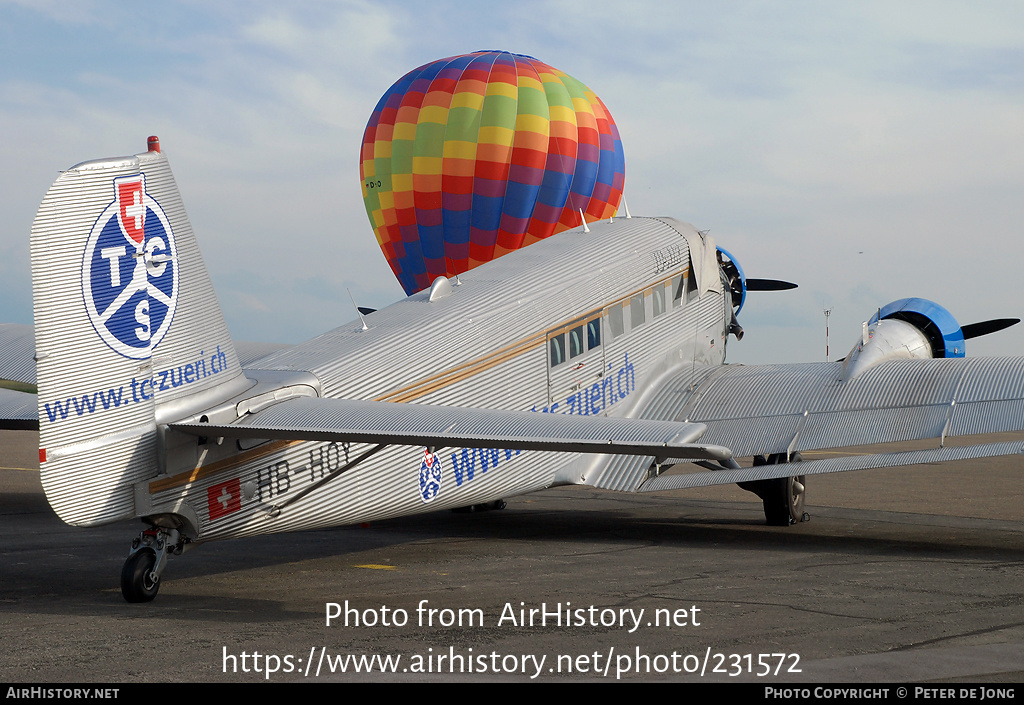 Aircraft Photo of HB-HOY | CASA 352A-3 | Ju-Air | AirHistory.net #231572