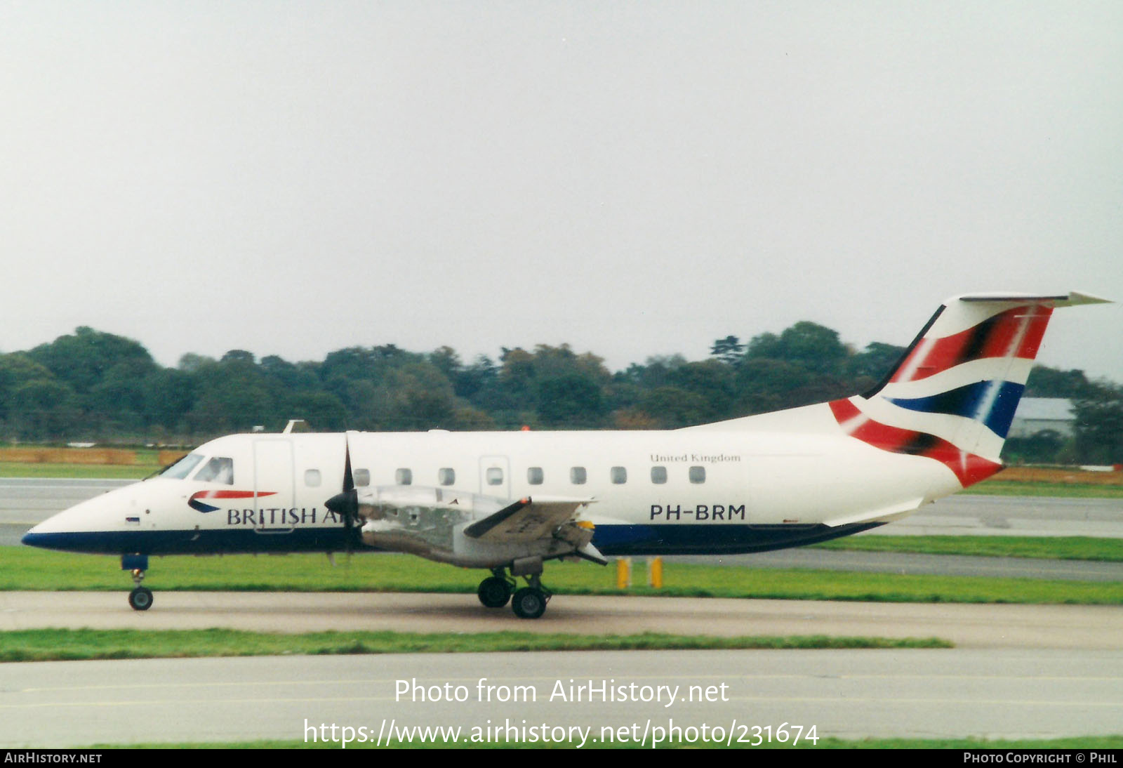 Aircraft Photo of PH-BRM | Embraer EMB-120RT Brasilia | British Airways | AirHistory.net #231674