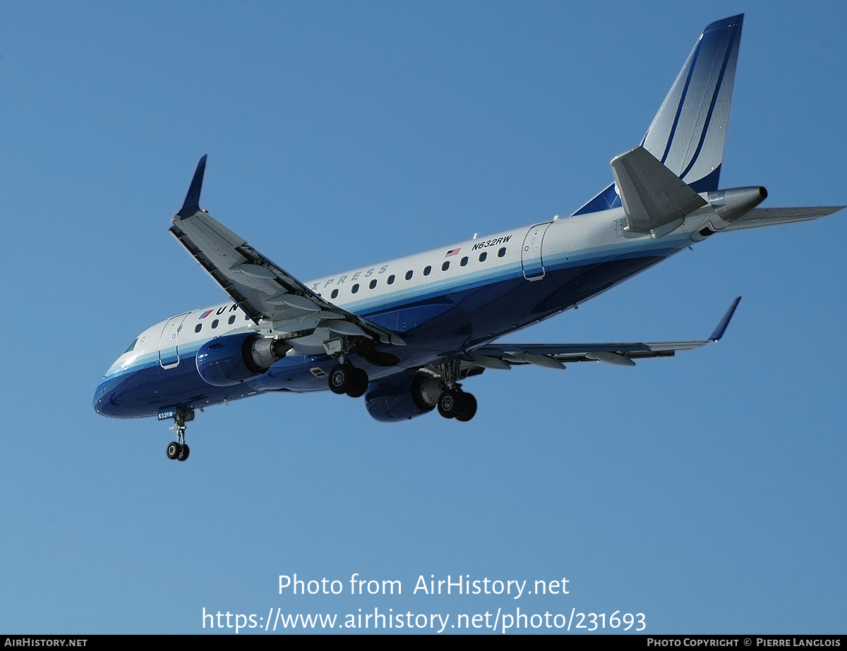 Aircraft Photo of N632RW | Embraer 170SE (ERJ-170-100SE) | United Express | AirHistory.net #231693