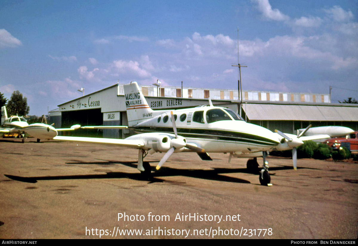 Aircraft Photo of VH-MWG | Cessna 402 | Masling Airlines | AirHistory.net #231778