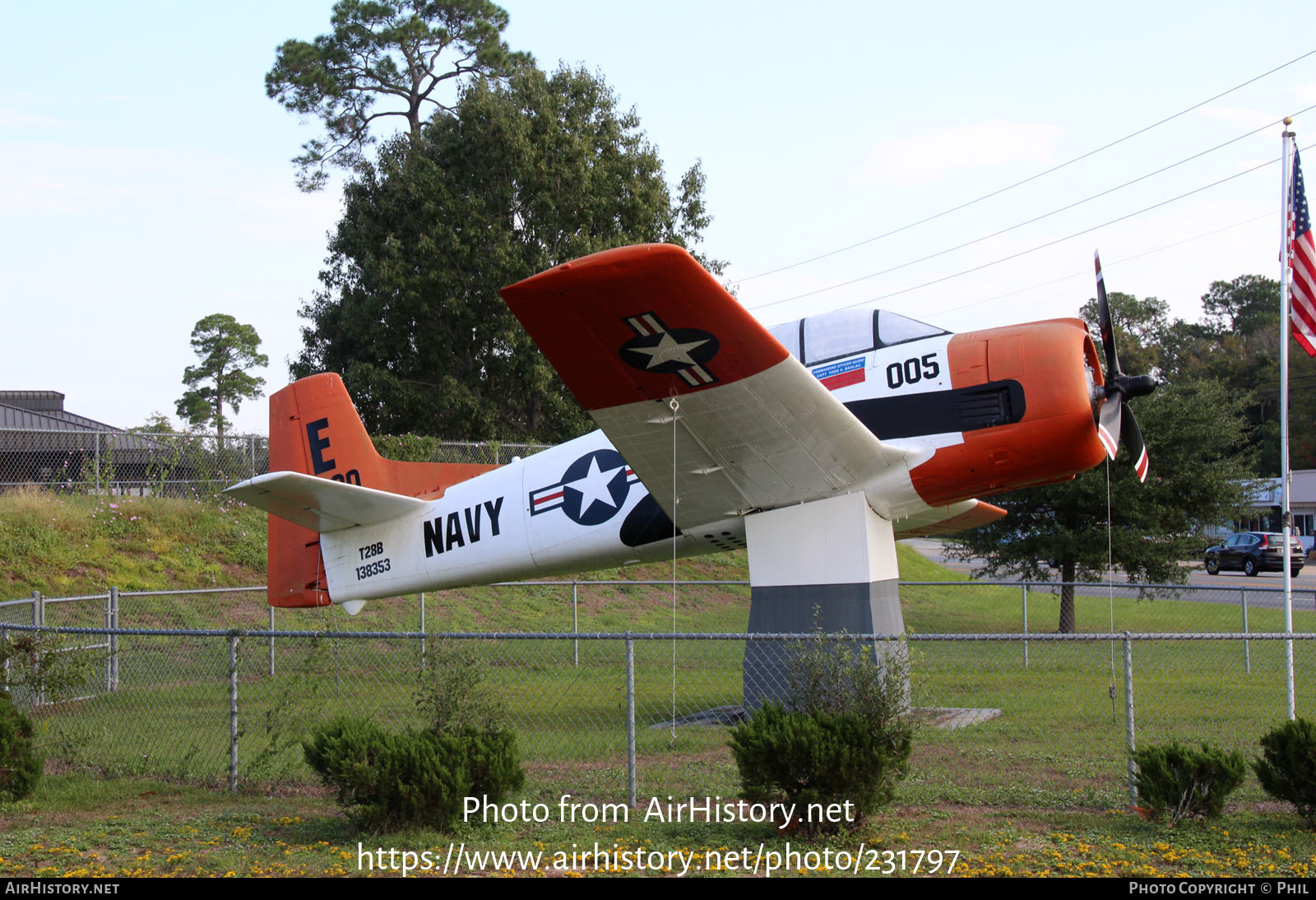 Aircraft Photo of 138353 | North American T-28B Trojan | USA - Navy | AirHistory.net #231797