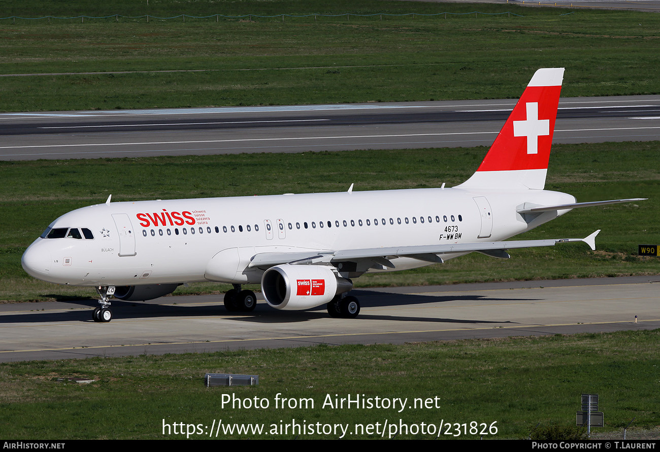 Aircraft Photo of F-WWBM | Airbus A320-214 | Swiss International Air Lines | AirHistory.net #231826