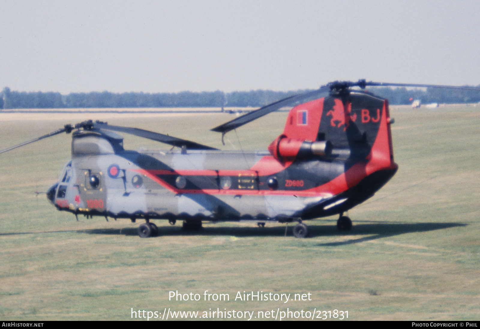 Aircraft Photo of ZD980 | Boeing Vertol Chinook HC1 (352) | UK - Air Force | AirHistory.net #231831