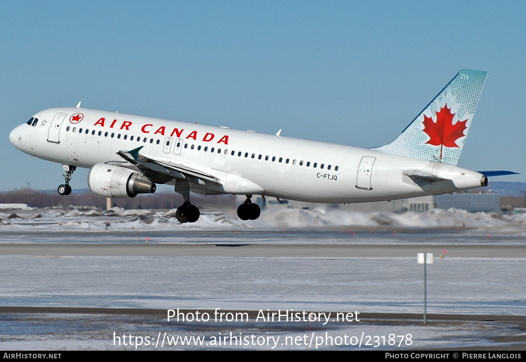 Aircraft Photo of C-FTJQ | Airbus A320-211 | Air Canada | AirHistory.net #231878