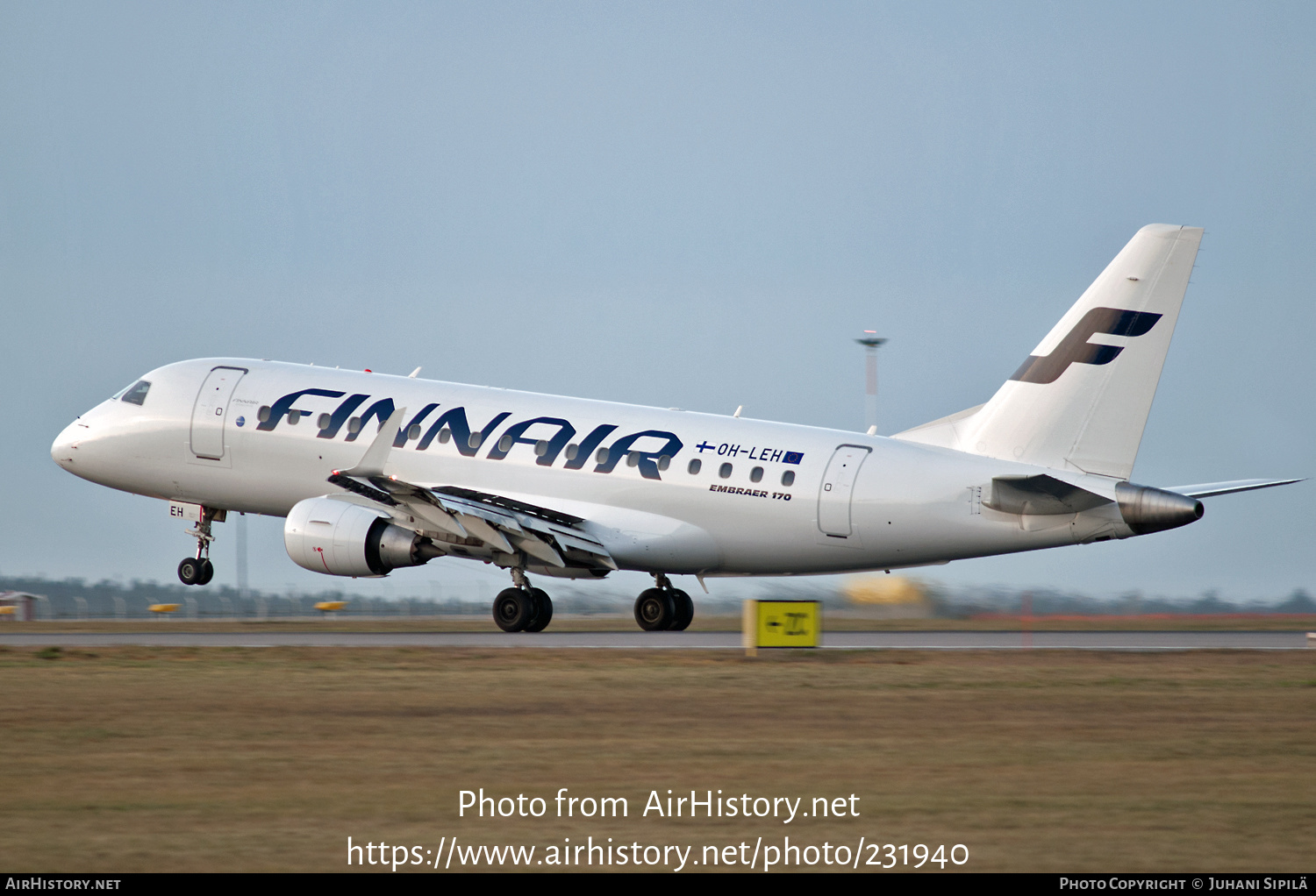 Aircraft Photo of OH-LEH | Embraer 170LR (ERJ-170-100LR) | Finnair | AirHistory.net #231940