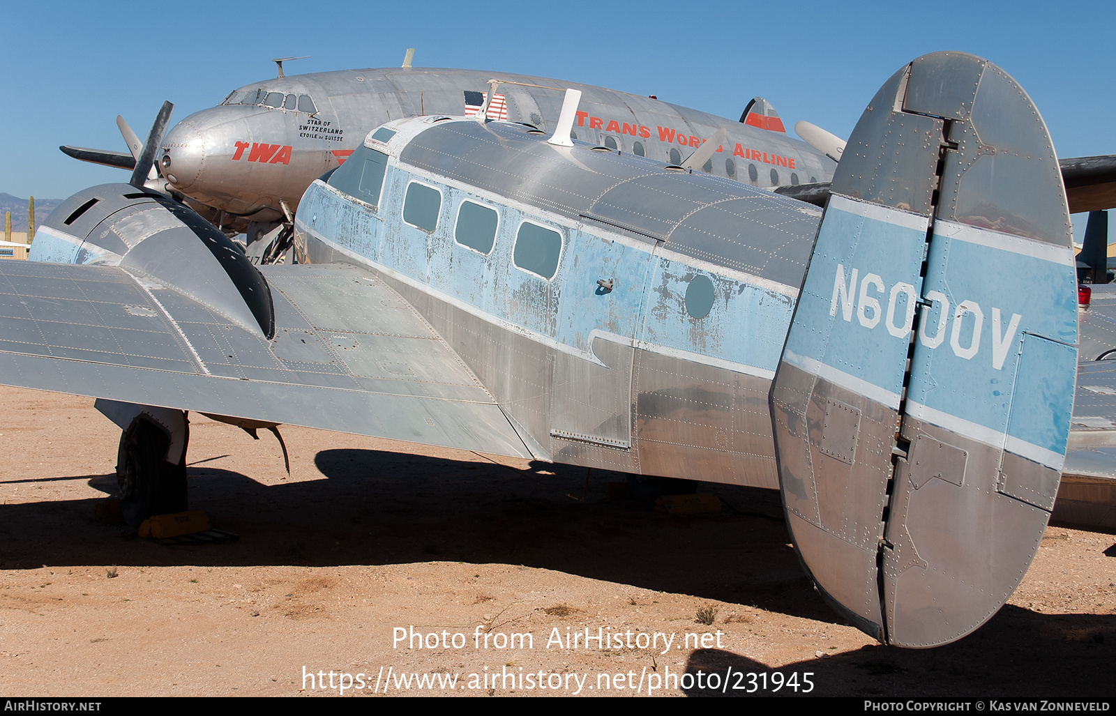 Aircraft Photo of N6000V | Beech UC-45J Expeditor | AirHistory.net #231945