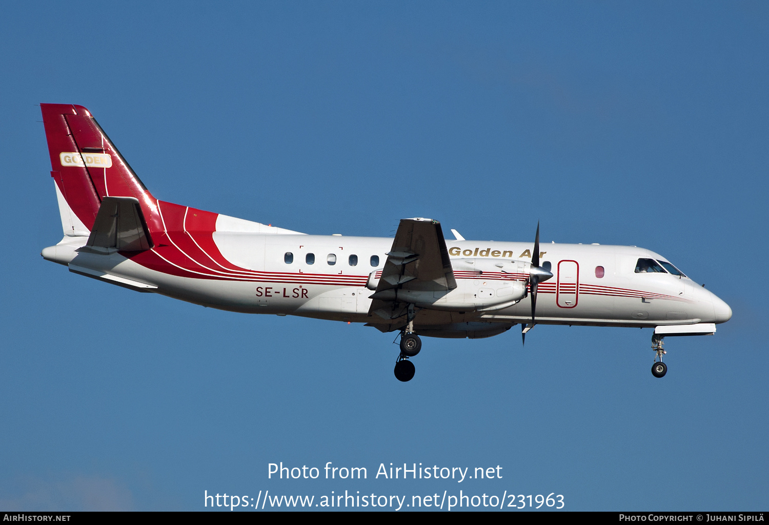 Aircraft Photo of SE-LSR | Saab-Fairchild SF-340A | Golden Air | AirHistory.net #231963