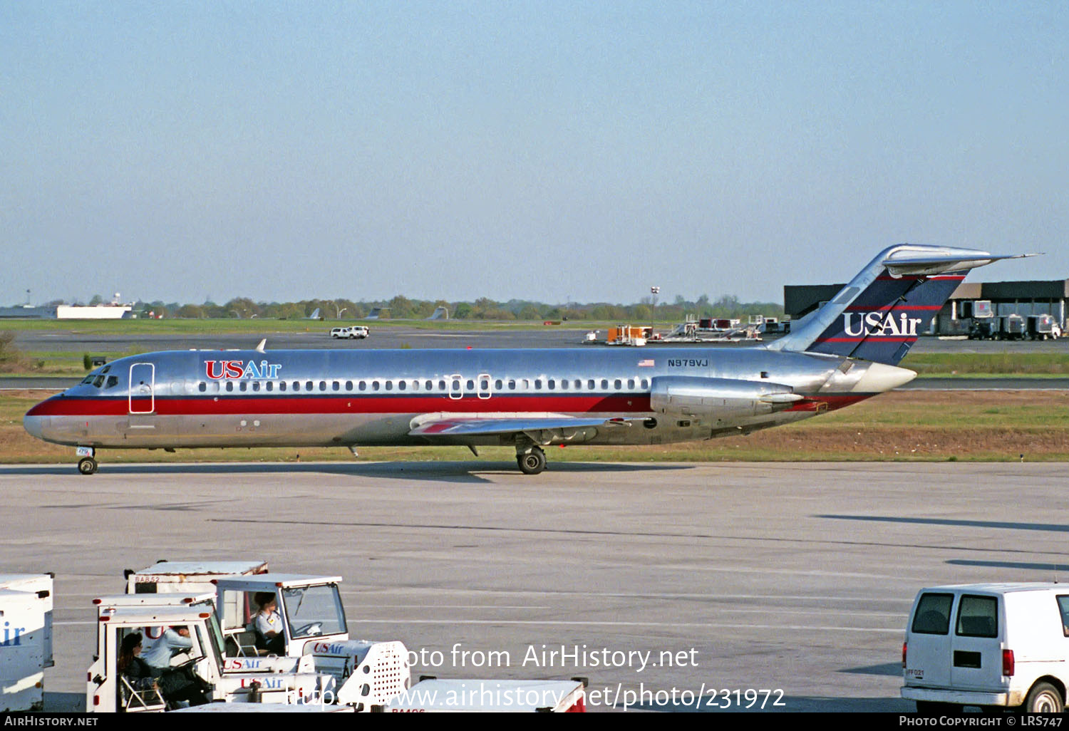 Aircraft Photo of N979VJ | McDonnell Douglas DC-9-31 | USAir | AirHistory.net #231972