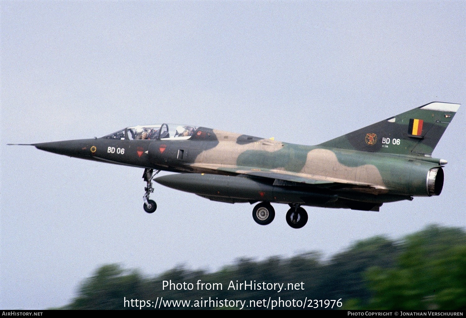 Aircraft Photo Of BD06 | Dassault Mirage 5BD | Belgium - Air Force ...