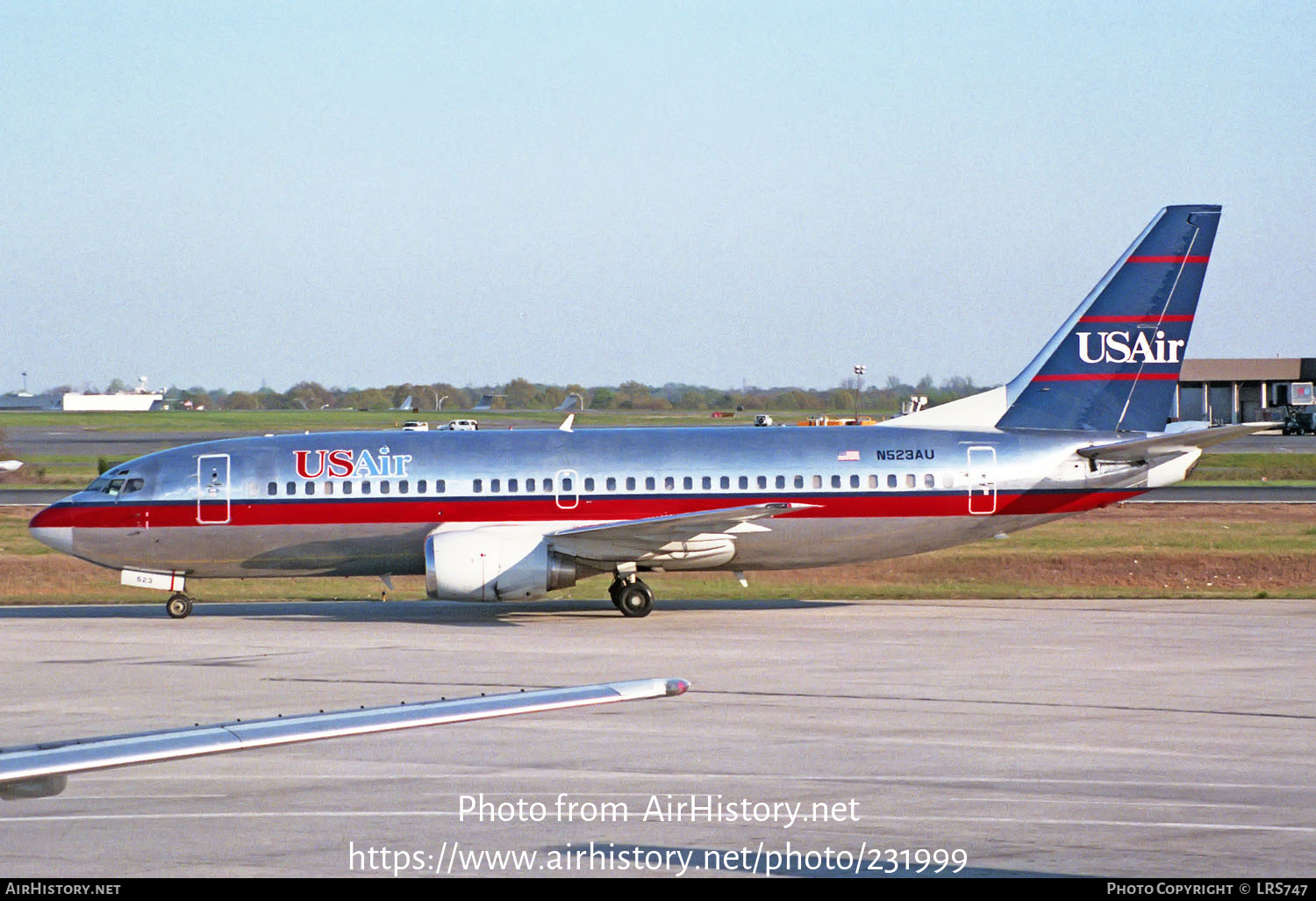 Aircraft Photo of N523AU | Boeing 737-3B7 | USAir | AirHistory.net #231999