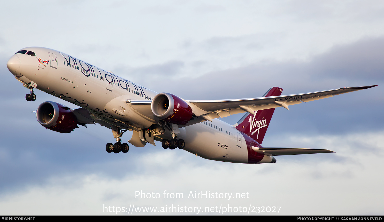 Aircraft Photo of G-VCRU | Boeing 787-9 Dreamliner | Virgin Atlantic Airways | AirHistory.net #232027