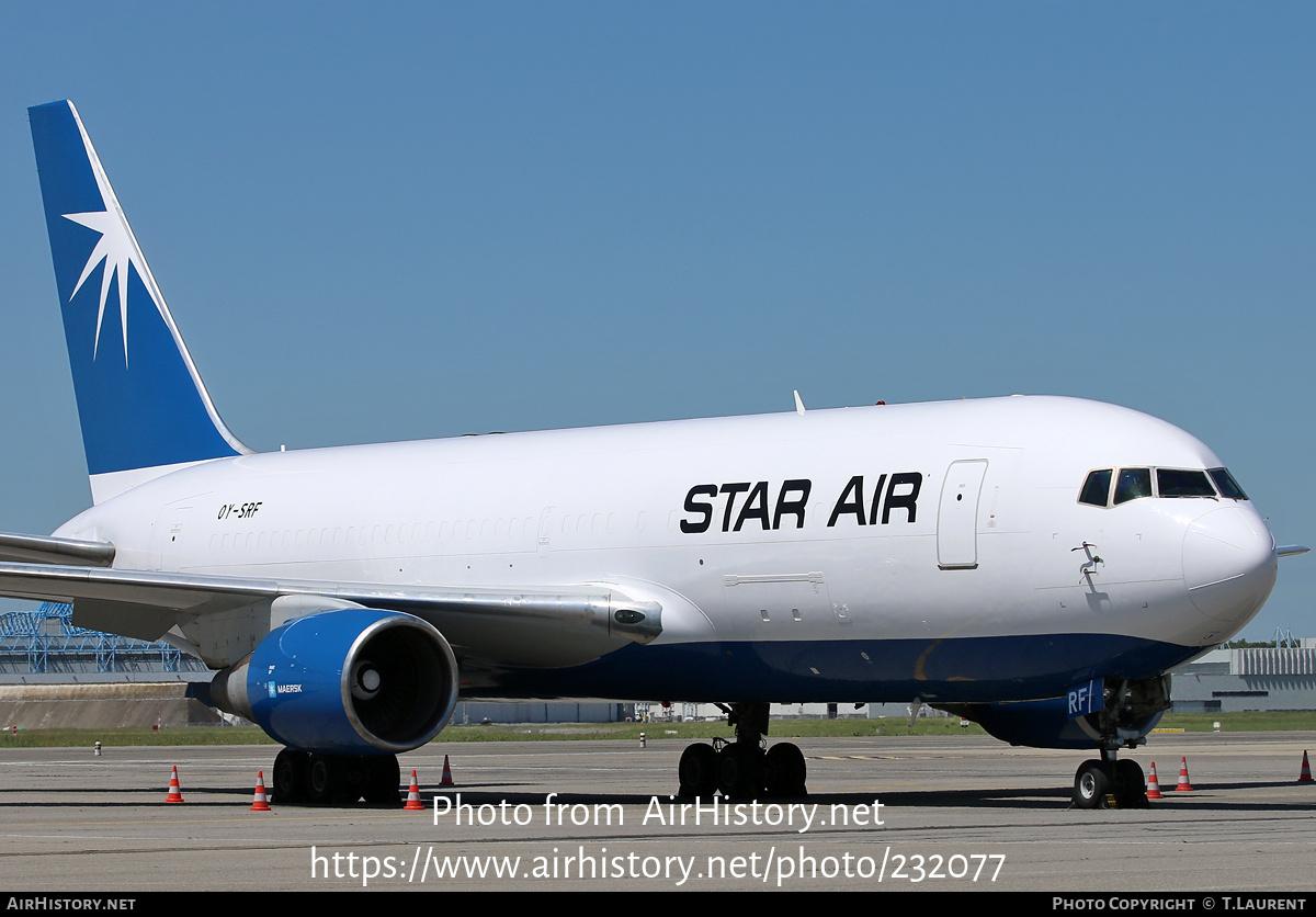 Aircraft Photo of OY-SRF | Boeing 767-219/ER(BDSF) | Star Air | AirHistory.net #232077