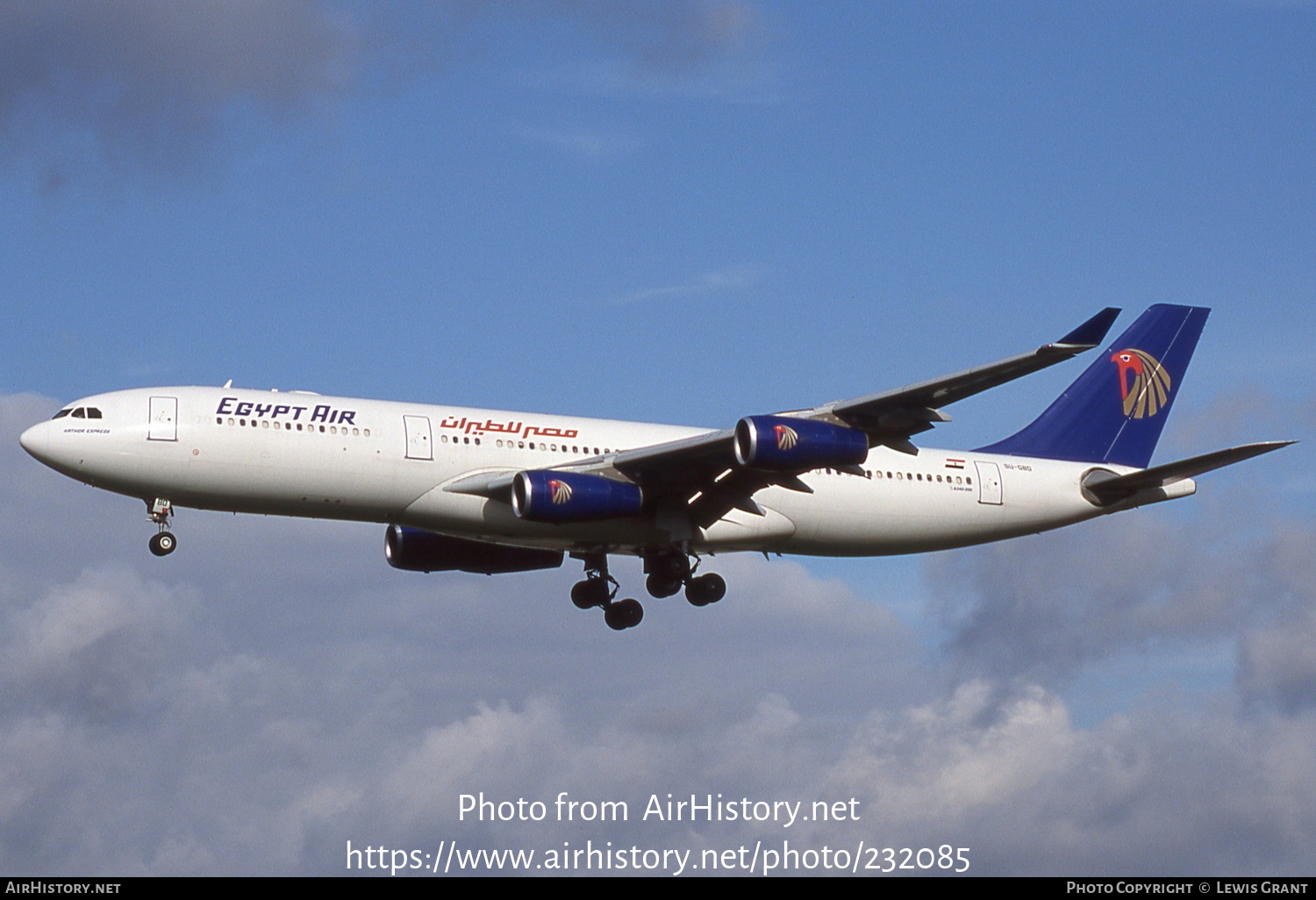 Aircraft Photo of SU-GBO | Airbus A340-212 | EgyptAir | AirHistory.net #232085