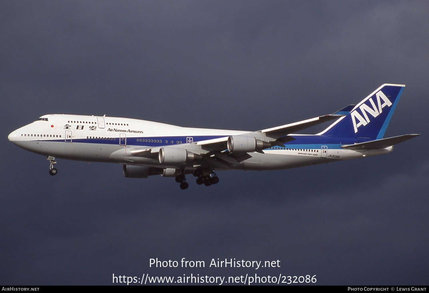 Aircraft Photo of JA8096 | Boeing 747-481 | All Nippon Airways - ANA | AirHistory.net #232086