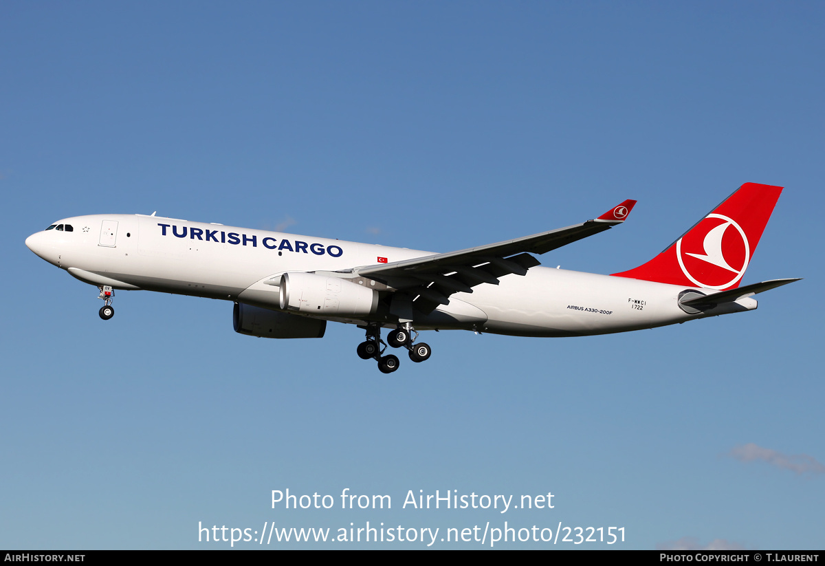 Aircraft Photo of F-WWCI | Airbus A330-243F | Turkish Airlines Cargo | AirHistory.net #232151