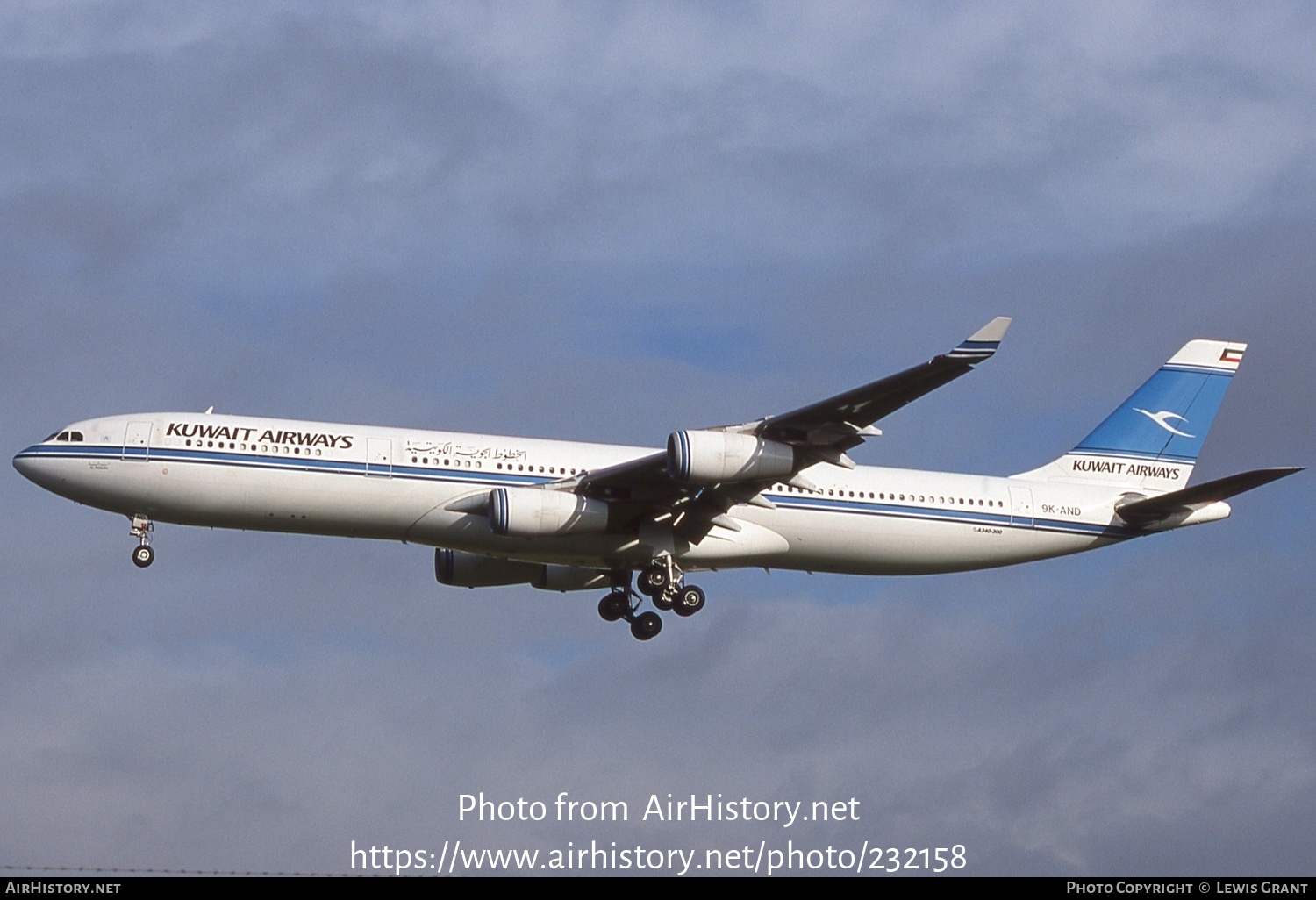 Aircraft Photo of 9K-AND | Airbus A340-313 | Kuwait Airways | AirHistory.net #232158