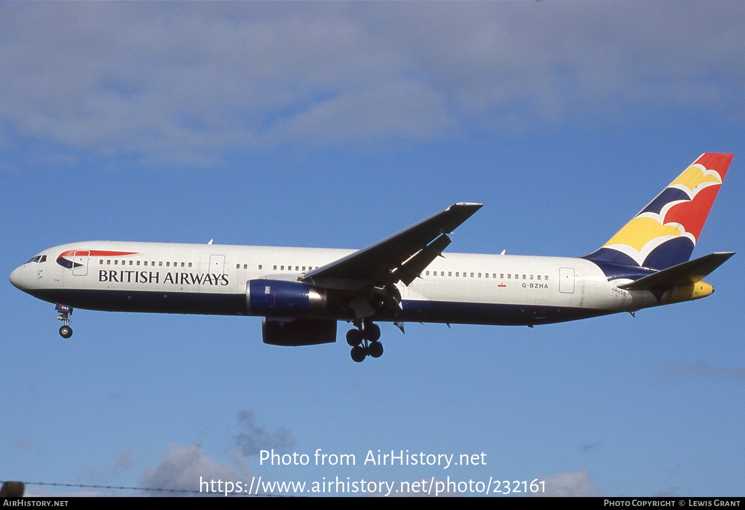 Aircraft Photo of G-BZHA | Boeing 767-336/ER | British Airways | AirHistory.net #232161