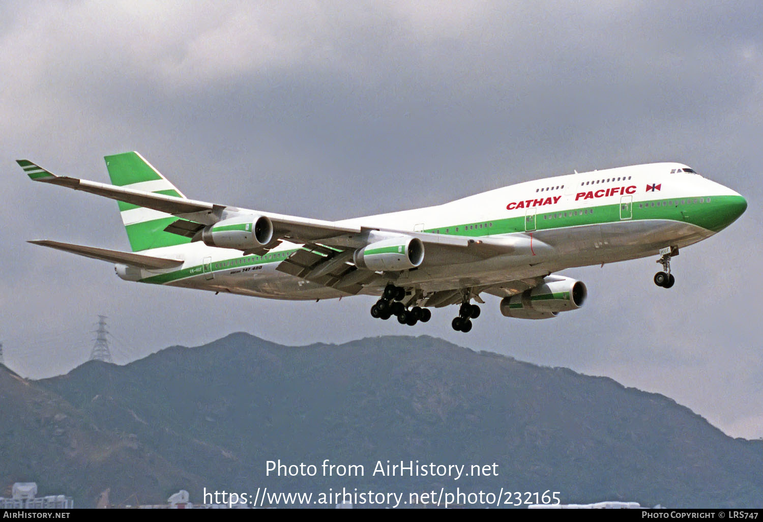 Aircraft Photo of VR-HUF | Boeing 747-467 | Cathay Pacific Airways | AirHistory.net #232165