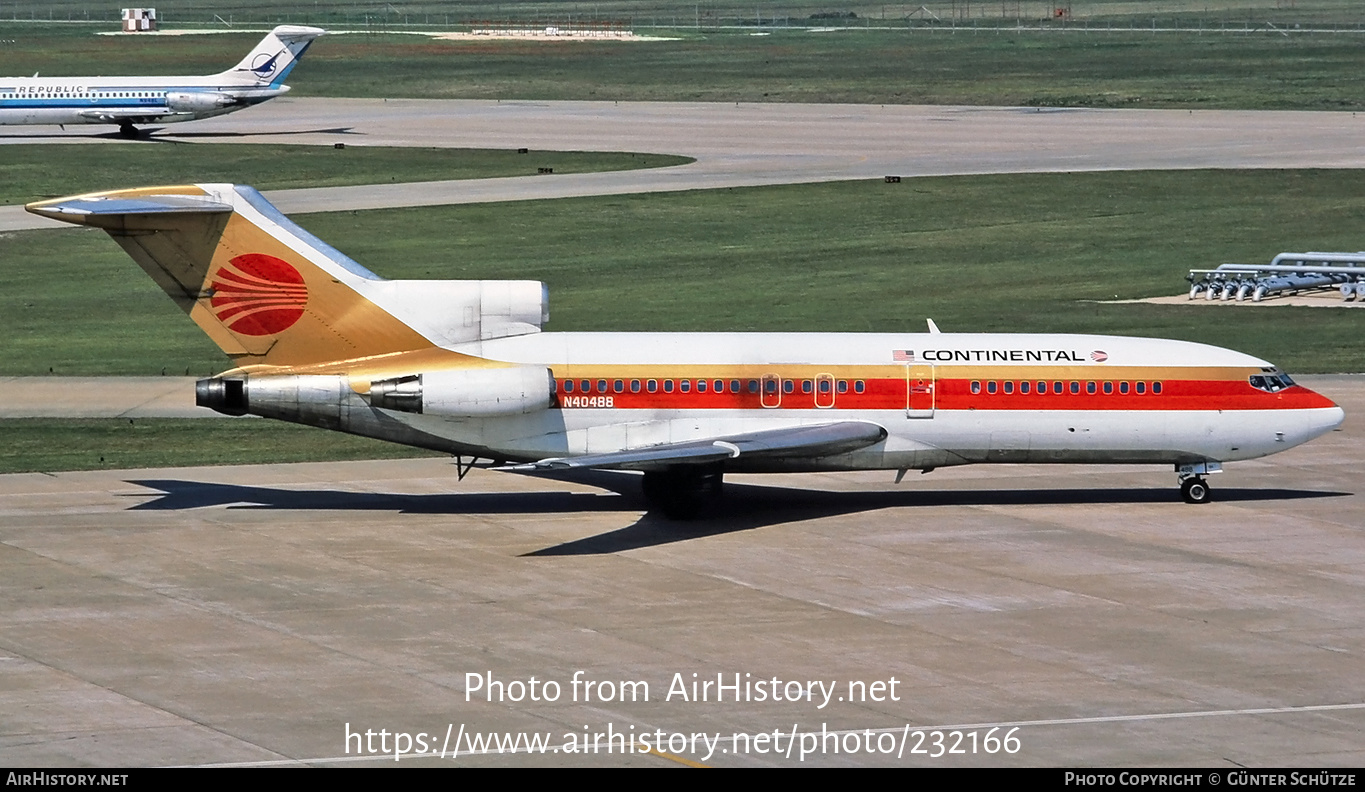 Aircraft Photo of N40488 | Boeing 727-22 | Continental Airlines | AirHistory.net #232166