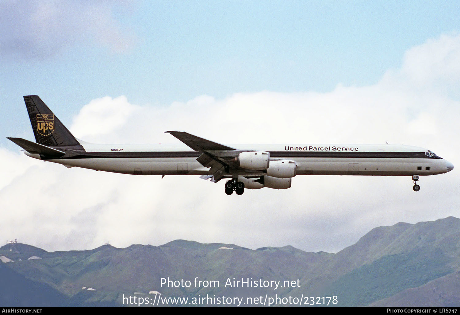 Aircraft Photo of N836UP | McDonnell Douglas DC-8-73CF | United Parcel Service - UPS | AirHistory.net #232178