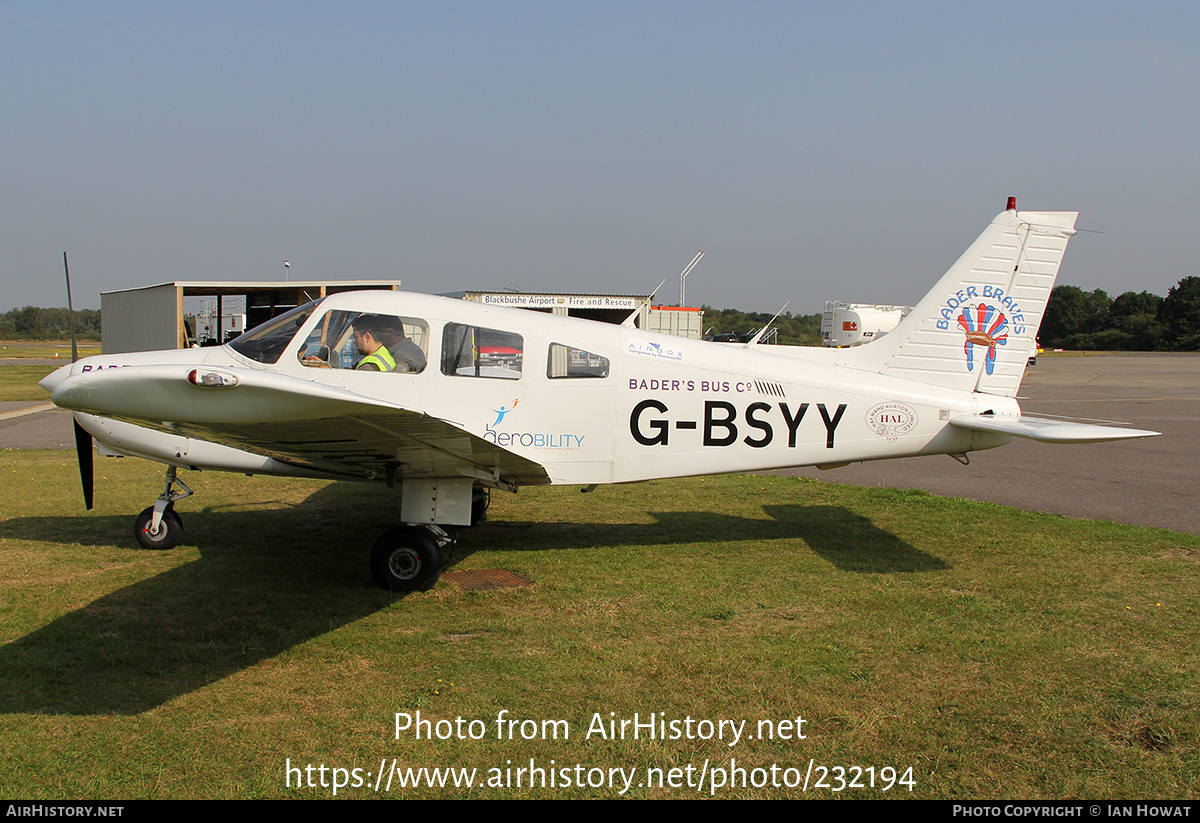 Aircraft Photo of G-BSYY | Piper PA-28-161 Warrior II | Aerobility | AirHistory.net #232194