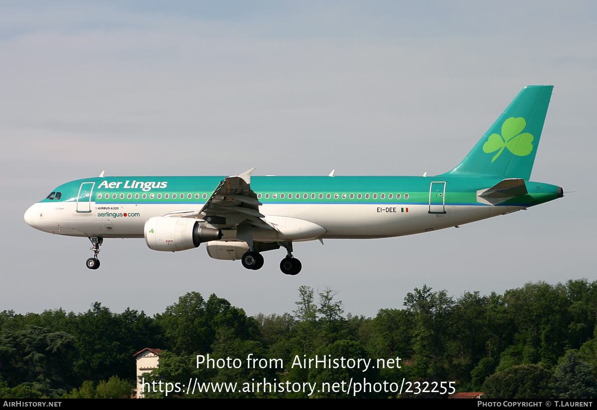 Aircraft Photo of EI-DEE | Airbus A320-214 | Aer Lingus | AirHistory.net #232255