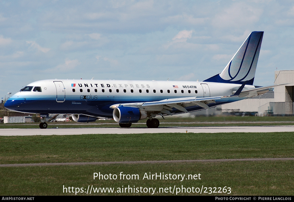 Aircraft Photo of N654RW | Embraer 170SE (ERJ-170-100SE) | United Express | AirHistory.net #232263