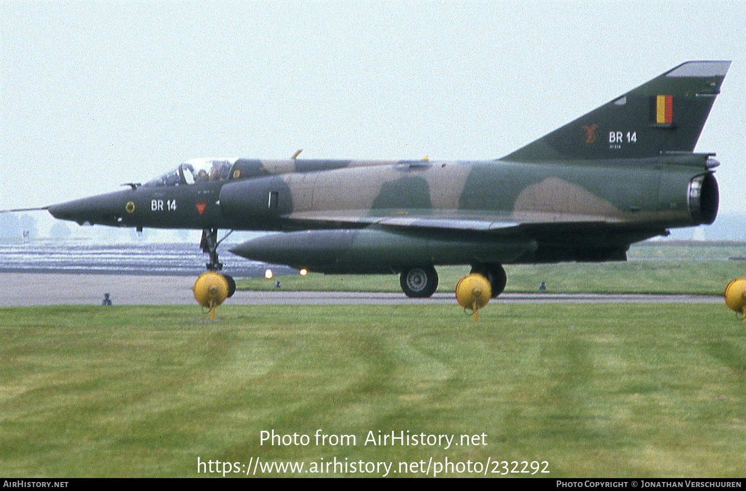 Aircraft Photo of BR14 | Dassault Mirage 5BR | Belgium - Air Force | AirHistory.net #232292