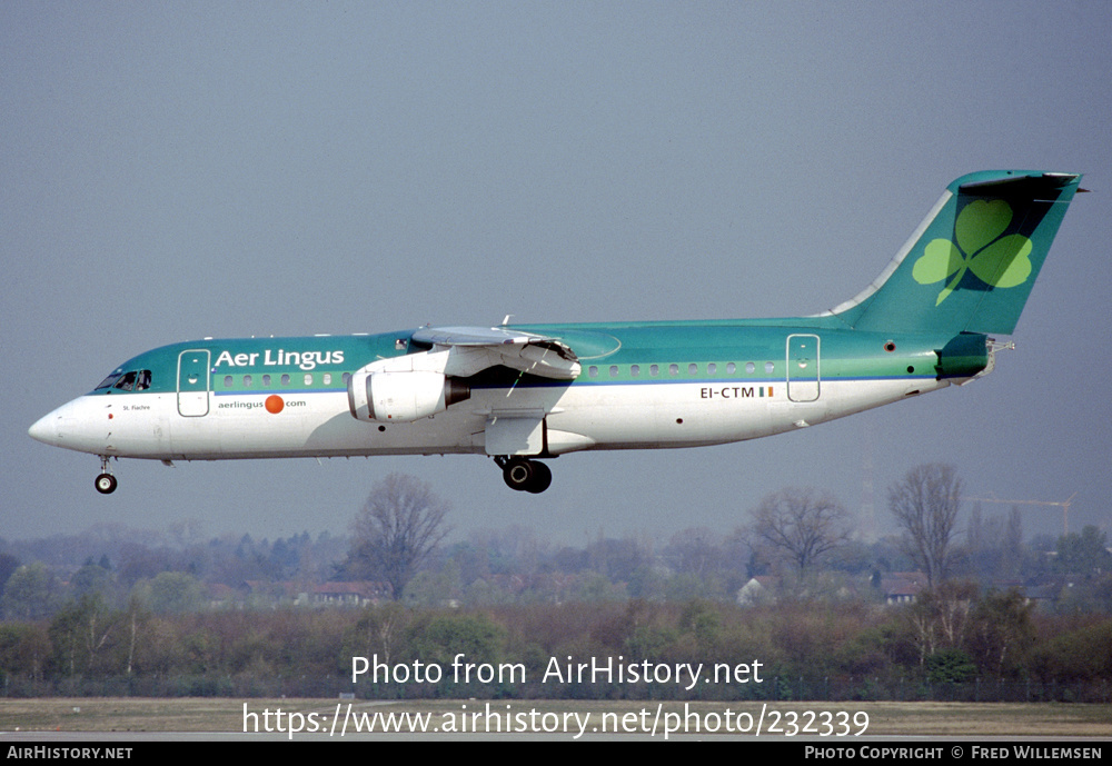 Aircraft Photo of EI-CTM | British Aerospace BAe-146-300 | Aer Lingus | AirHistory.net #232339