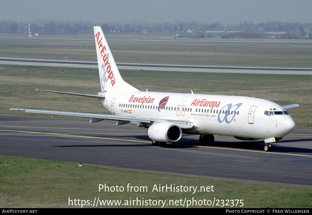 Aircraft Photo of EC-HBN | Boeing 737-85P | Air Europa | AirHistory.net #232375