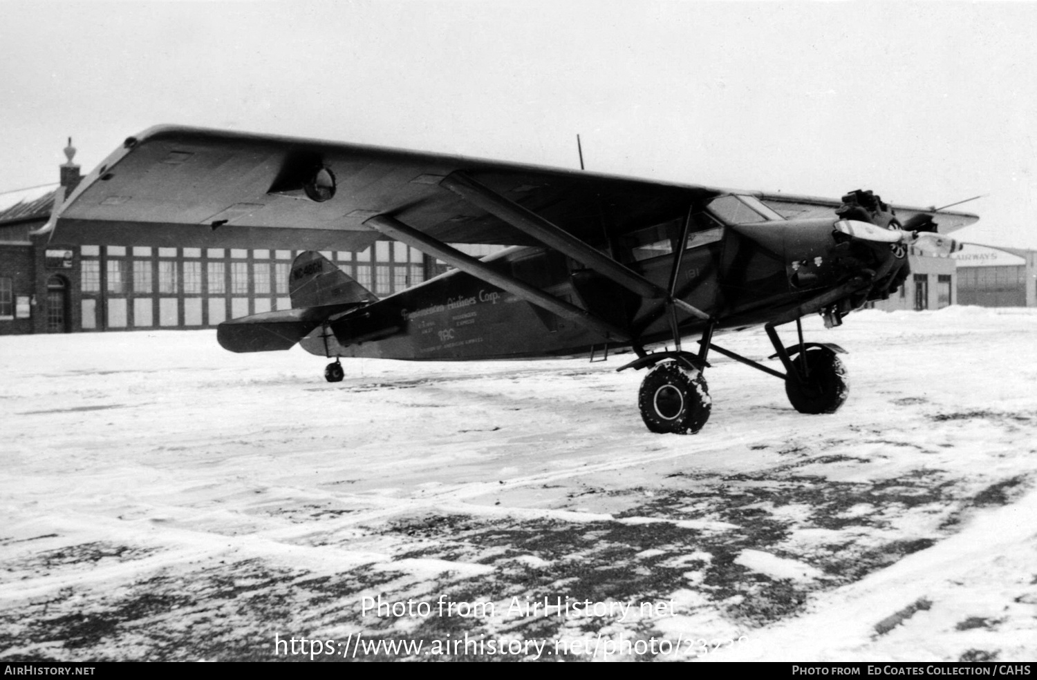 Aircraft Photo of NC486H | Stinson SM-1D-300 Detroiter | Transamerican Airlines | AirHistory.net #232383