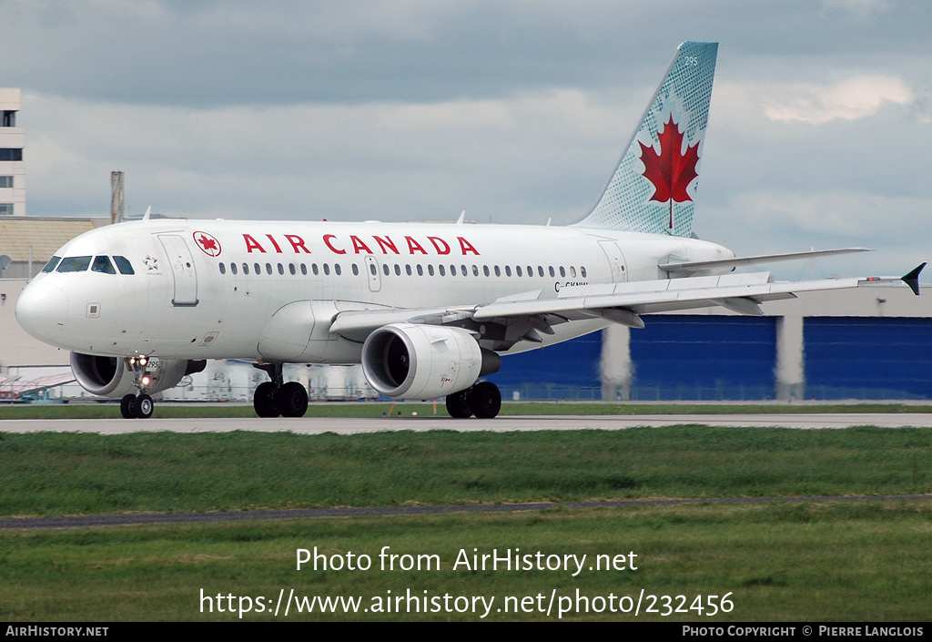 Aircraft Photo of C-GKNW | Airbus A319-112 | Air Canada | AirHistory.net #232456