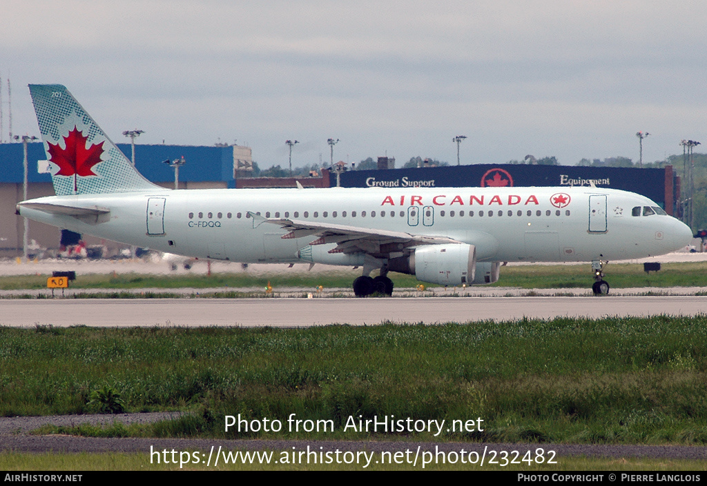 Aircraft Photo of C-FDQQ | Airbus A320-211 | Air Canada | AirHistory.net #232482