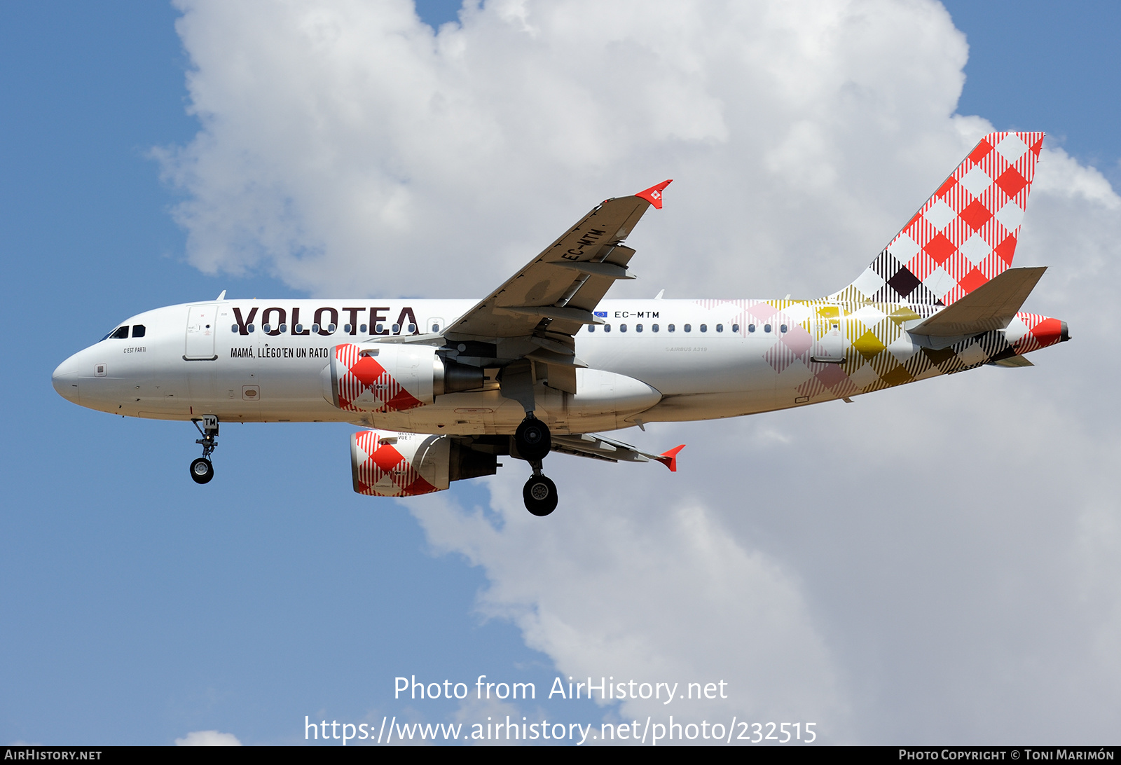 Aircraft Photo of EC-MTM | Airbus A319-111 | Volotea | AirHistory.net #232515