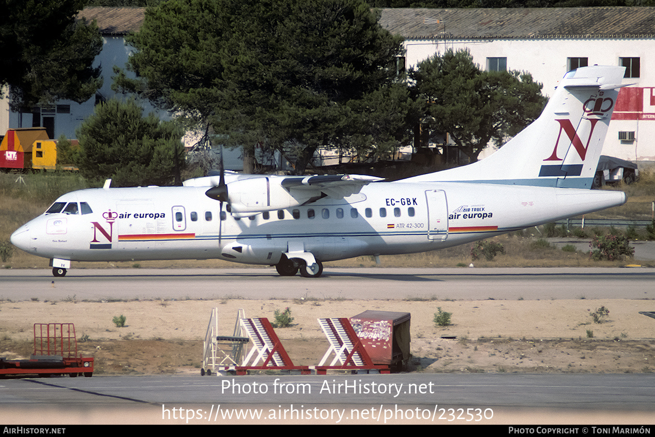 Aircraft Photo of EC-GBK | ATR ATR-42-320 | Air Europa | AirHistory.net #232530