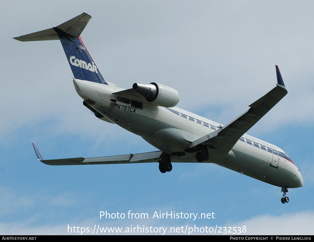 Aircraft Photo of N797CA | Bombardier CRJ-100ER (CL-600-2B19) | Delta Connection | AirHistory.net #232538