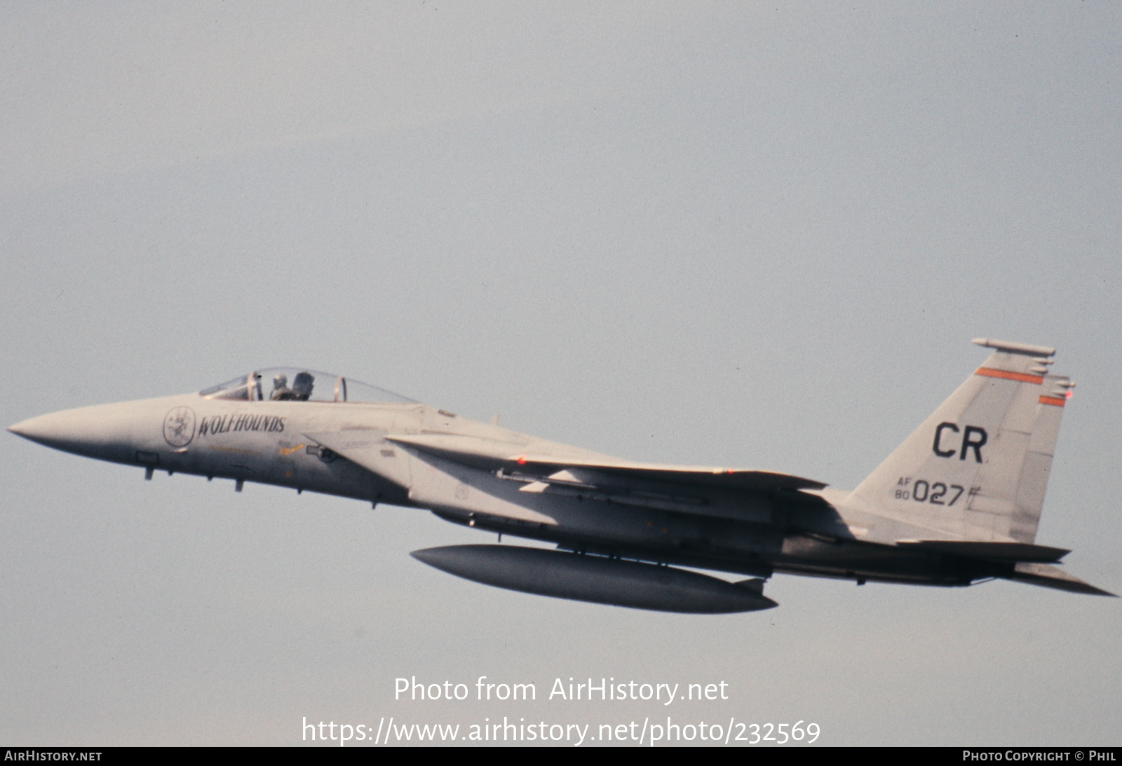 Aircraft Photo of 80-0027 / AF80027 | McDonnell Douglas F-15C Eagle | USA - Air Force | AirHistory.net #232569