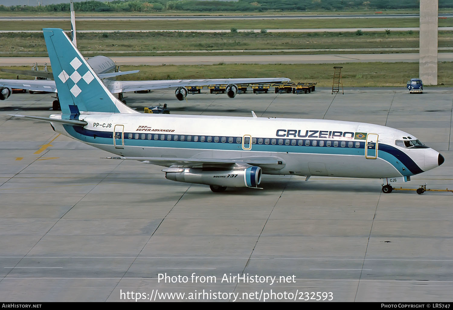 Aircraft Photo of PP-CJS | Boeing 737-2C3/Adv | Cruzeiro | AirHistory.net #232593