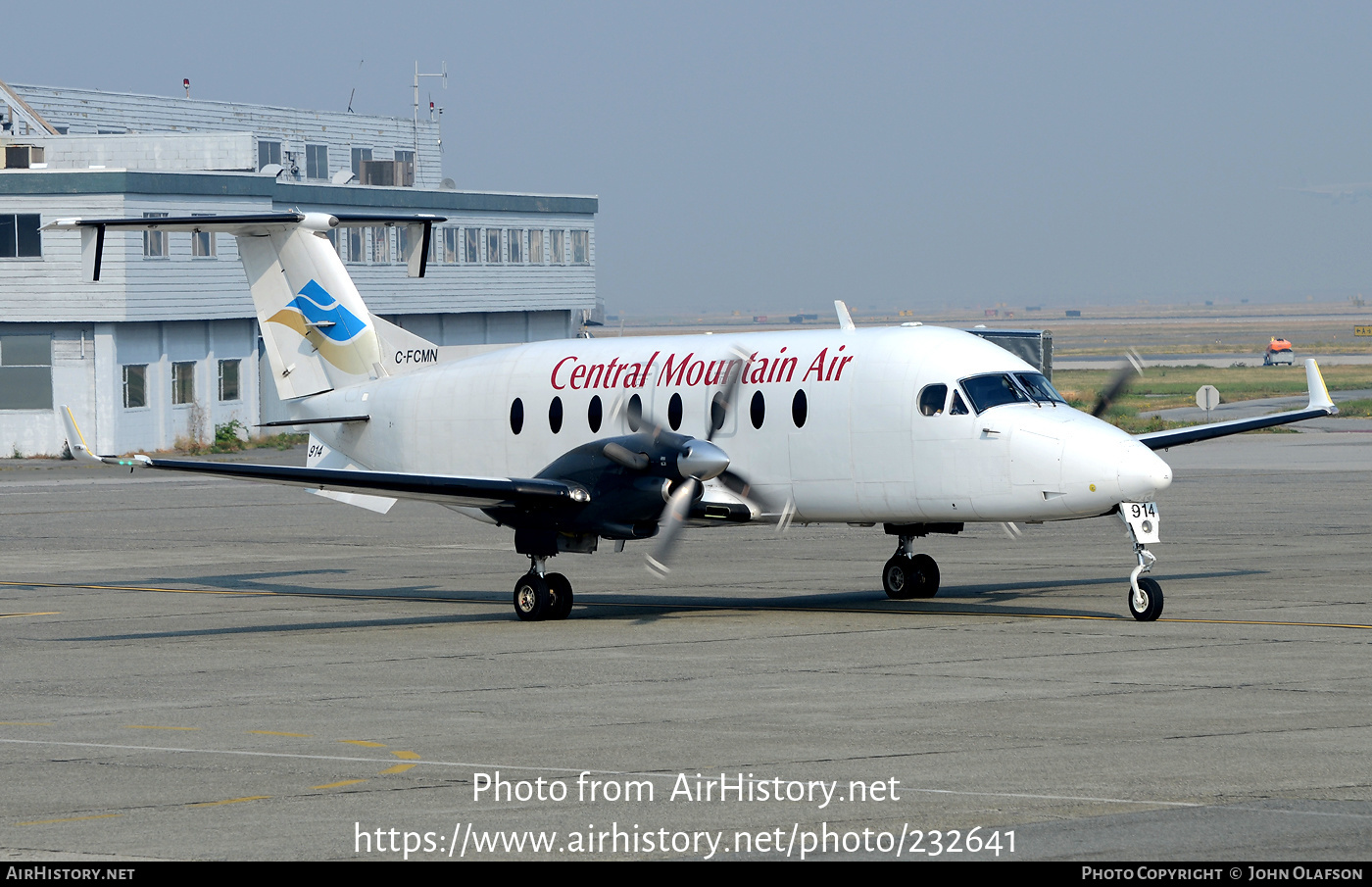 Aircraft Photo of C-FCMN | Raytheon 1900D | Central Mountain Air - CMA | AirHistory.net #232641