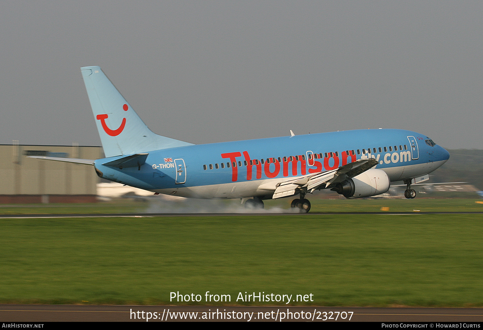 Aircraft Photo of G-THON | Boeing 737-36N | Thomsonfly | AirHistory.net #232707