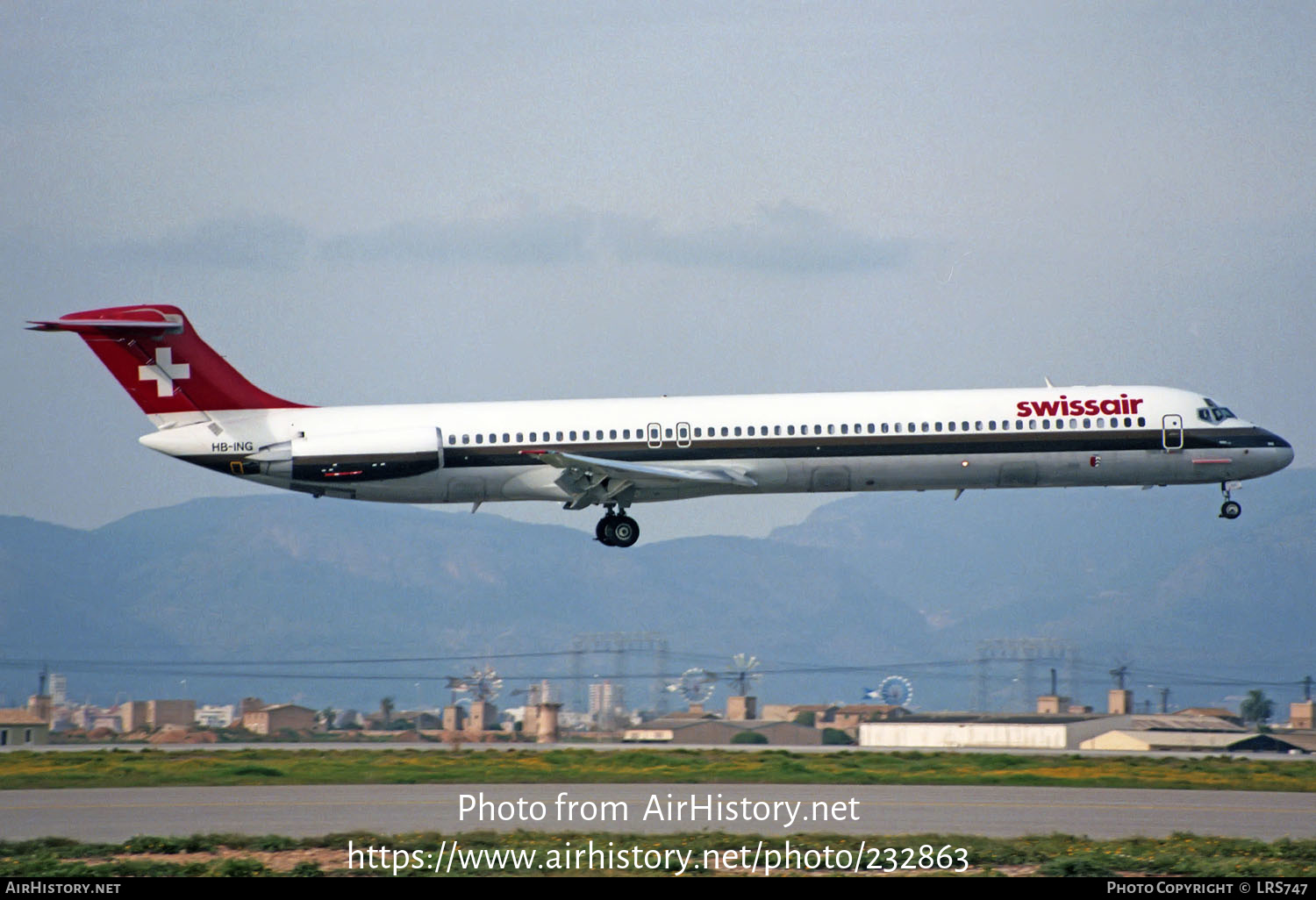 Aircraft Photo of HB-ING | McDonnell Douglas MD-81 (DC-9-81) | Swissair | AirHistory.net #232863